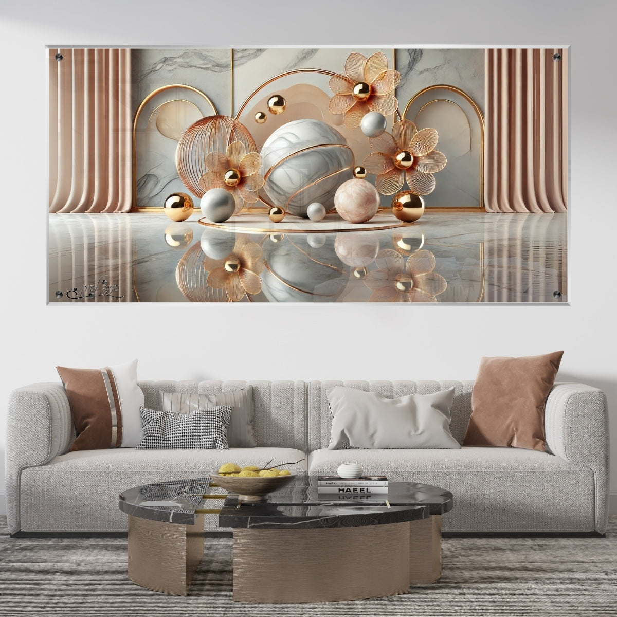 תמונות מודפסות על זכוכית בעיצוב ייחודי, יוצרות אווירה מיוחדת ואלגנטית. מעניקות עומק ותחכום לכל עיצוב פנים.