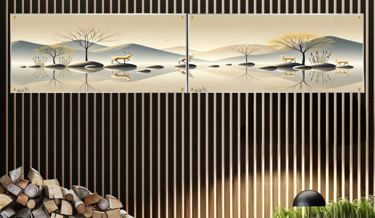 תמונות זכוכית מעוצבות, יוצרות אווירה מיוחדת ואלגנטית. מתאימות לכל חלל – סלון, משרד או חדר שינה.