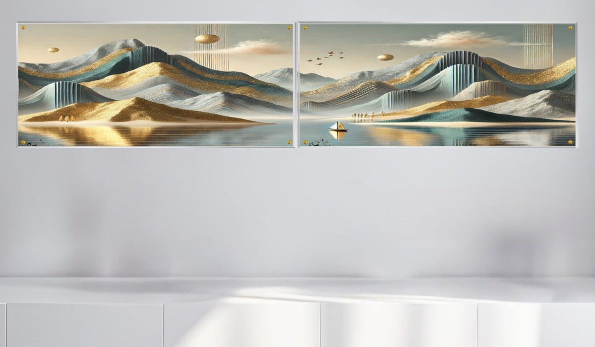 תמונות נוי בזכוכית מרהיבה, יוצרות אווירה מיוחדת ואלגנטית. משלבות איכות הדפסה גבוהה עם זכוכית יוקרתית.