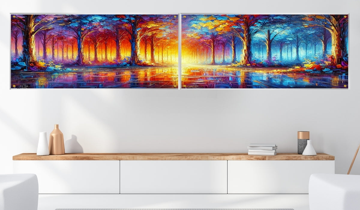 תמונות זכוכית אמנותיות, מעוצבות בהשראת אמנות מודרנית. משלבות איכות הדפסה גבוהה עם זכוכית יוקרתית.