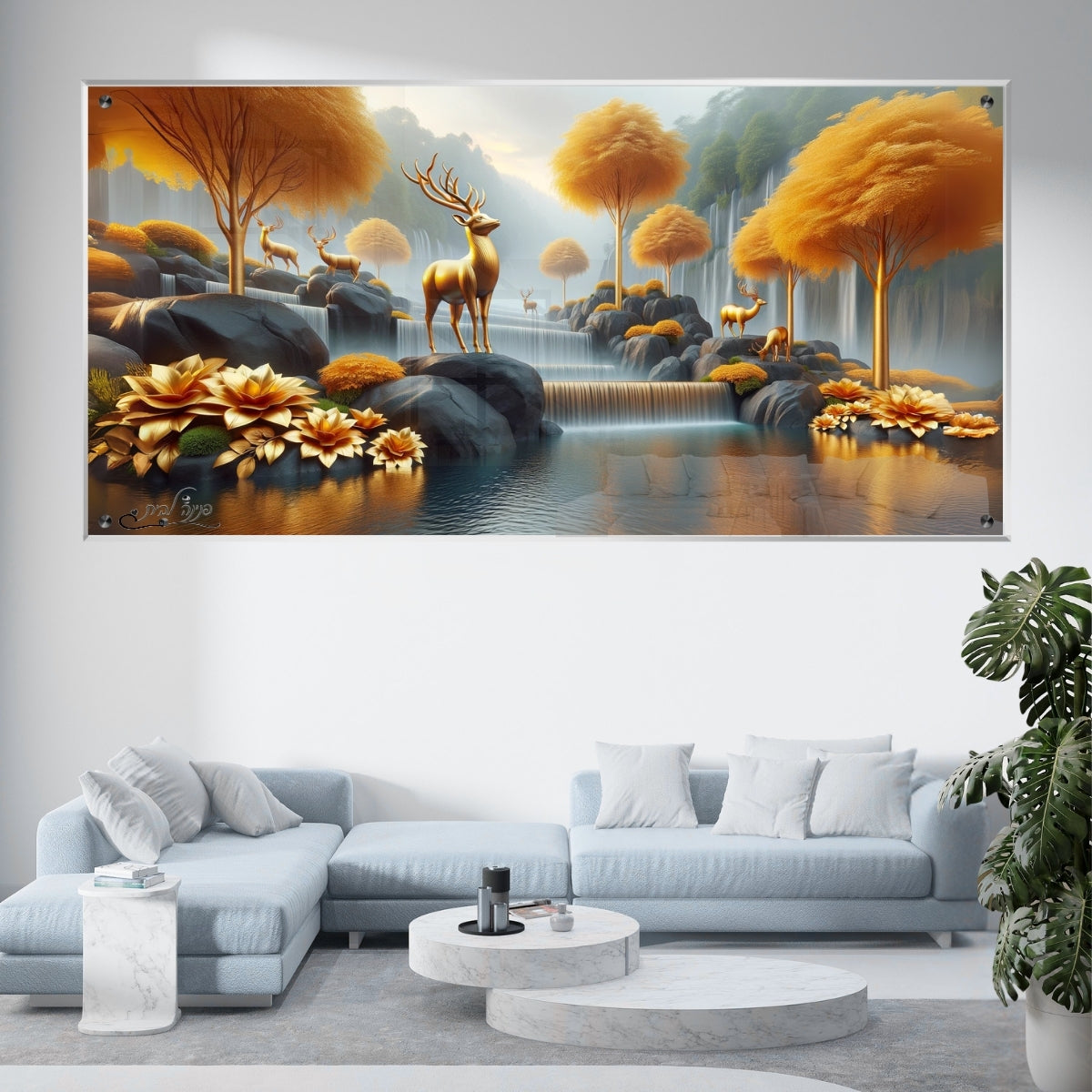 תמונות מודפסות על זכוכית בעיצוב ייחודי, מעוצבות בהשראת אמנות מודרנית. מעניקות עומק ותחכום לכל עיצוב פנים.