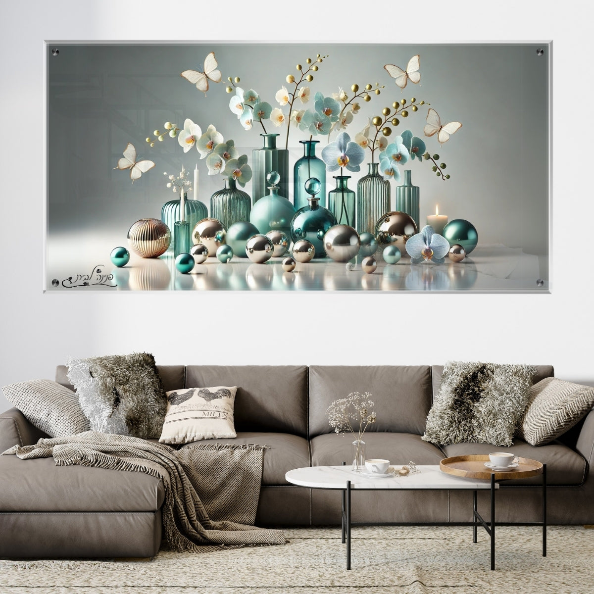 תמונות זכוכית מעוצבות, מוסיפות טאץ' יוקרתי לכל קיר. יוצרות אווירה חמימה ואלגנטית בבית.