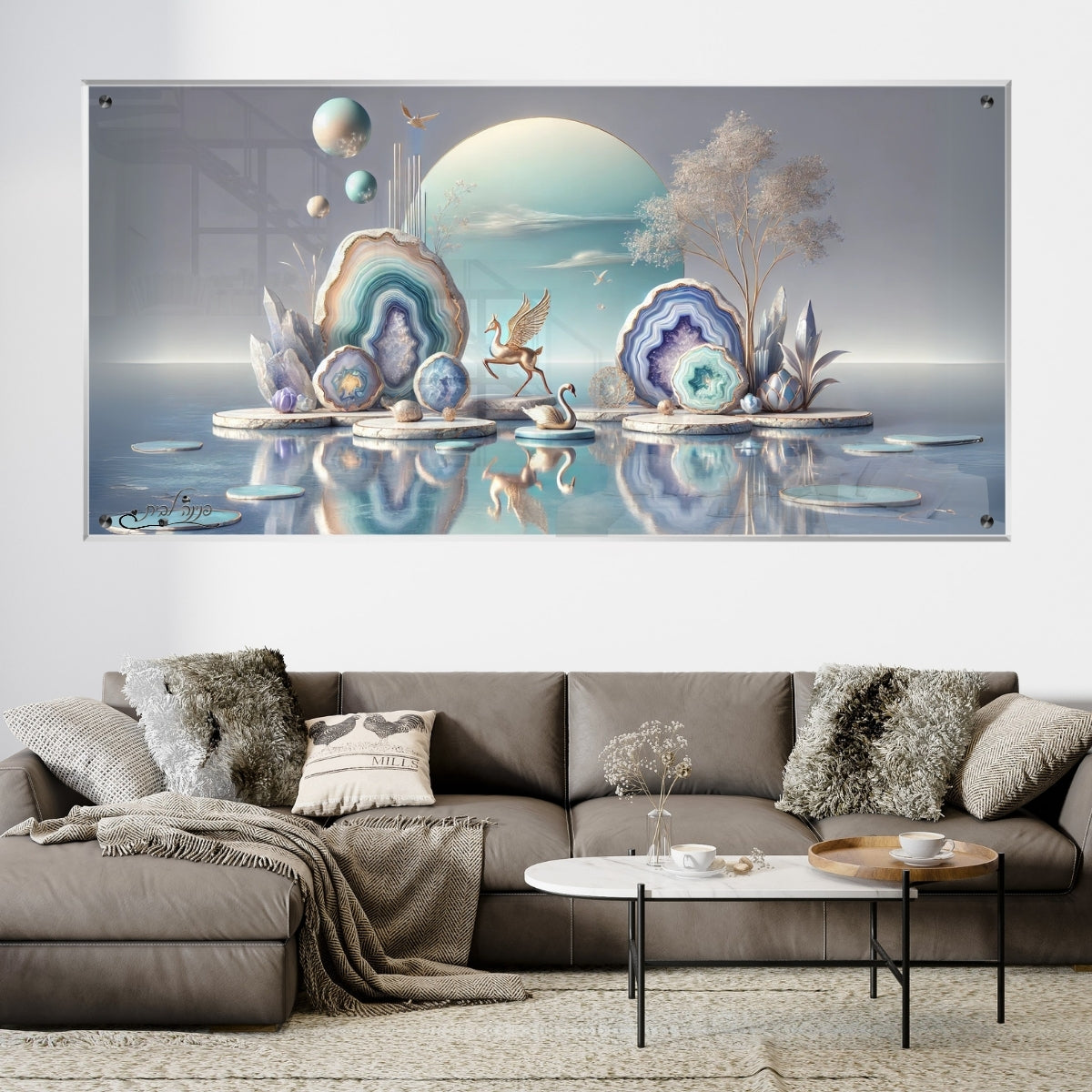 תמונות מודפסות על זכוכית בעיצוב ייחודי, משדרגות את עיצוב הפנים. מתאימות לכל חלל – סלון, משרד או חדר שינה.