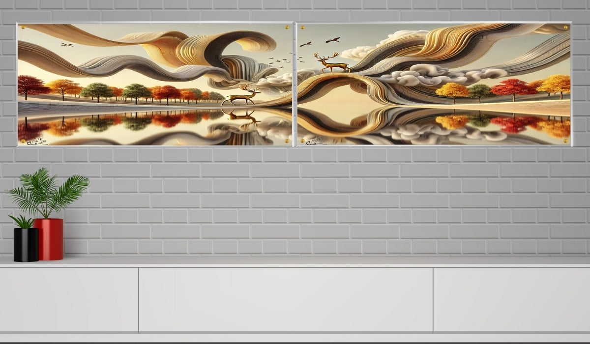 תמונות זכוכית אמנותיות, משדרגות את עיצוב הפנים. מתאימות לכל חלל – סלון, משרד או חדר שינה.