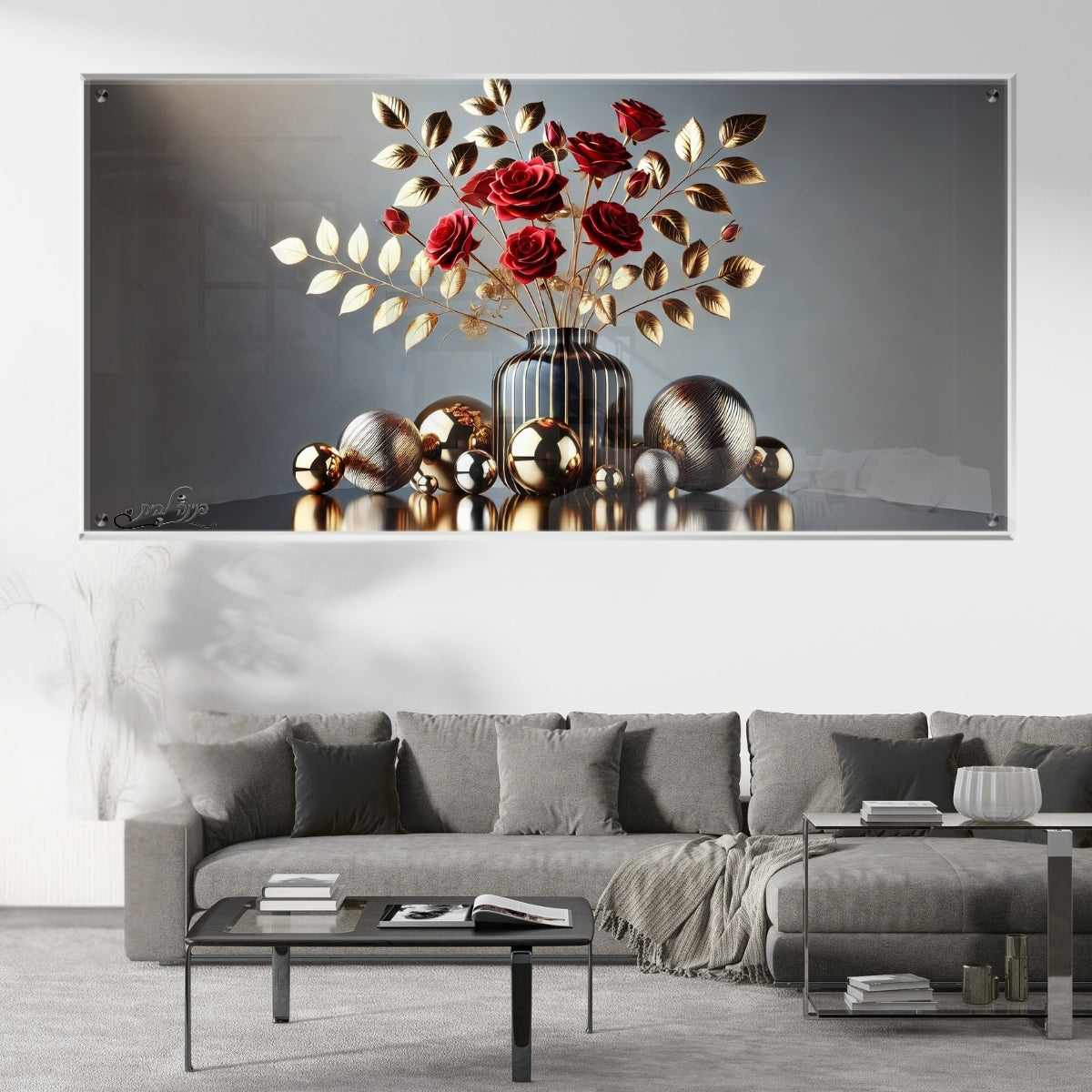 תמונות זכוכית אמנותיות, יוצרות אווירה מיוחדת ואלגנטית. מתאימות לכל חלל – סלון, משרד או חדר שינה.