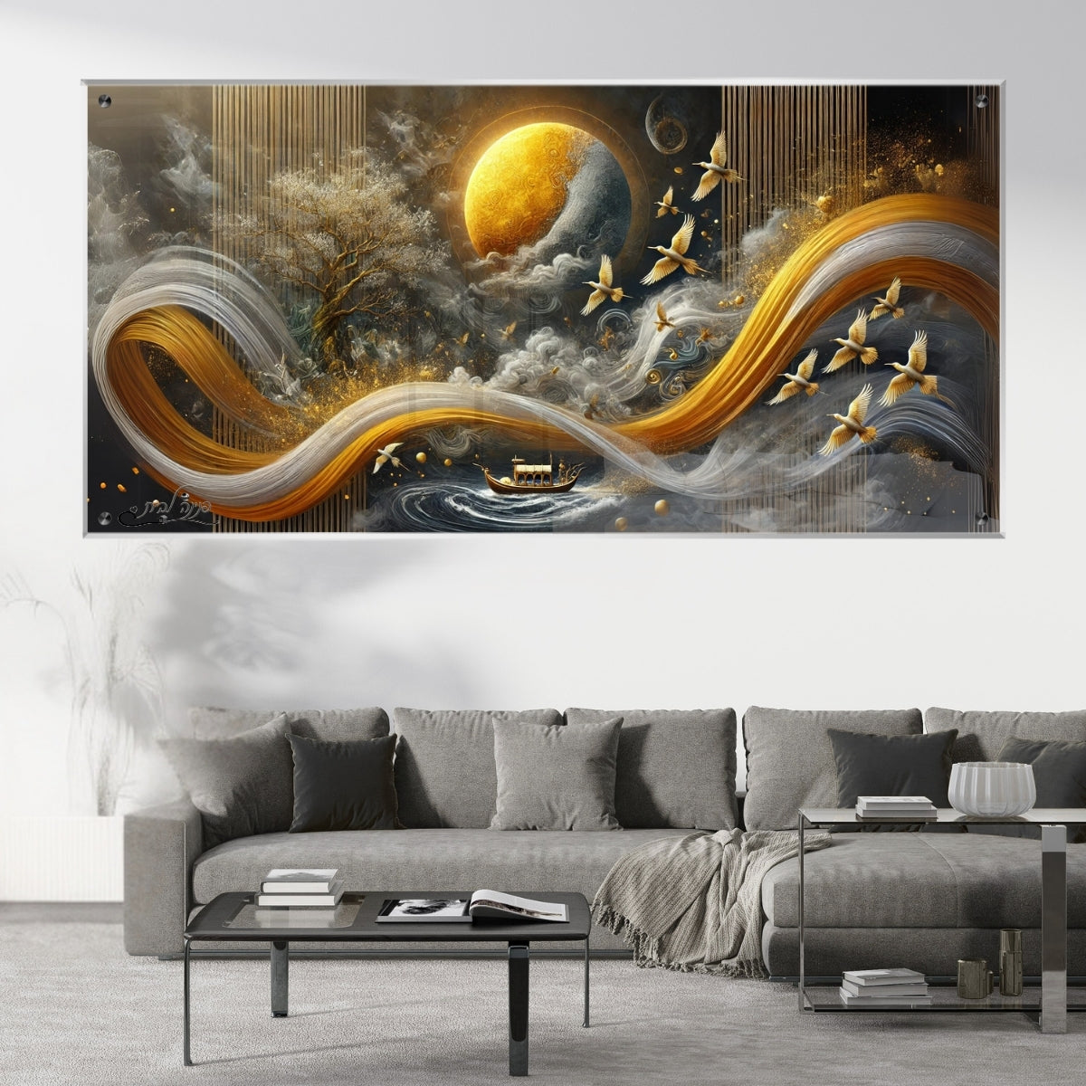 תמונות מודפסות על זכוכית בעיצוב ייחודי, יוצרות אווירה מיוחדת ואלגנטית. משלבות איכות הדפסה גבוהה עם זכוכית יוקרתית.