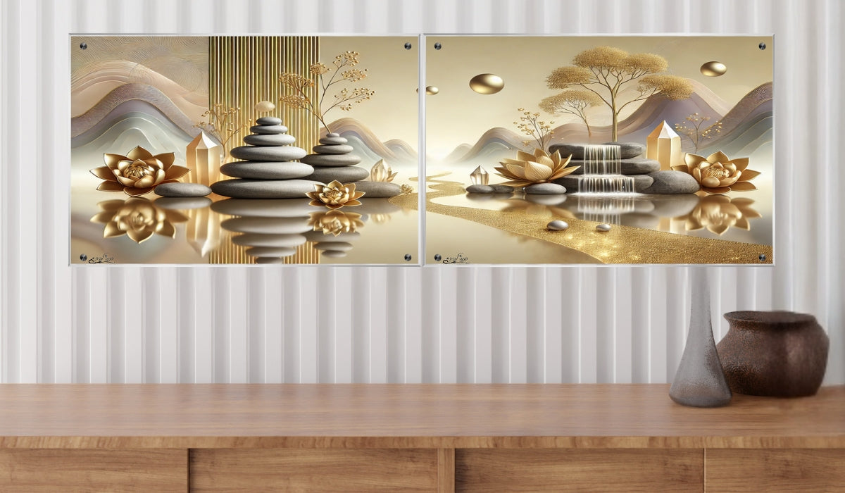 תמונות נוי בזכוכית מרהיבה, מוסיפות טאץ' יוקרתי לכל קיר. מתאימות לכל חלל – סלון, משרד או חדר שינה.