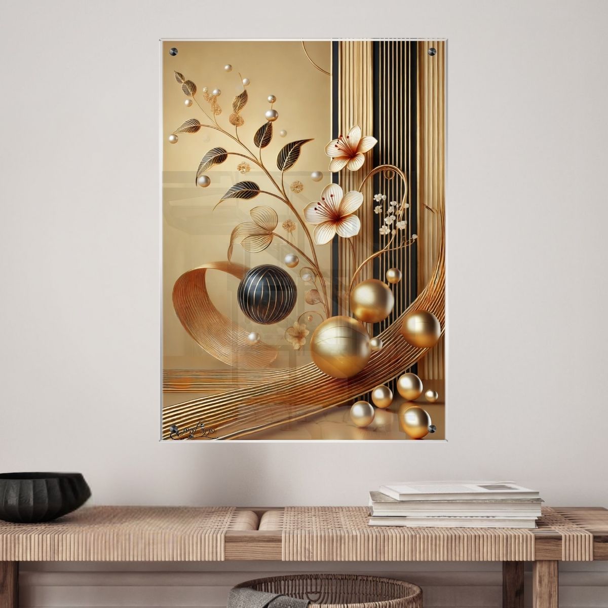 אומנות מודרנית על זכוכית, משדרגות את עיצוב הפנים. מעניקות עומק ותחכום לכל עיצוב פנים.