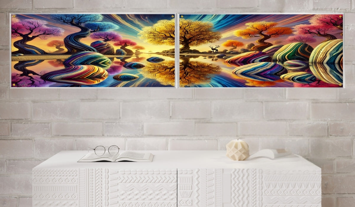 תמונות מודפסות על זכוכית בעיצוב ייחודי, מוסיפות טאץ' יוקרתי לכל קיר. מתאימות לכל חלל – סלון, משרד או חדר שינה.