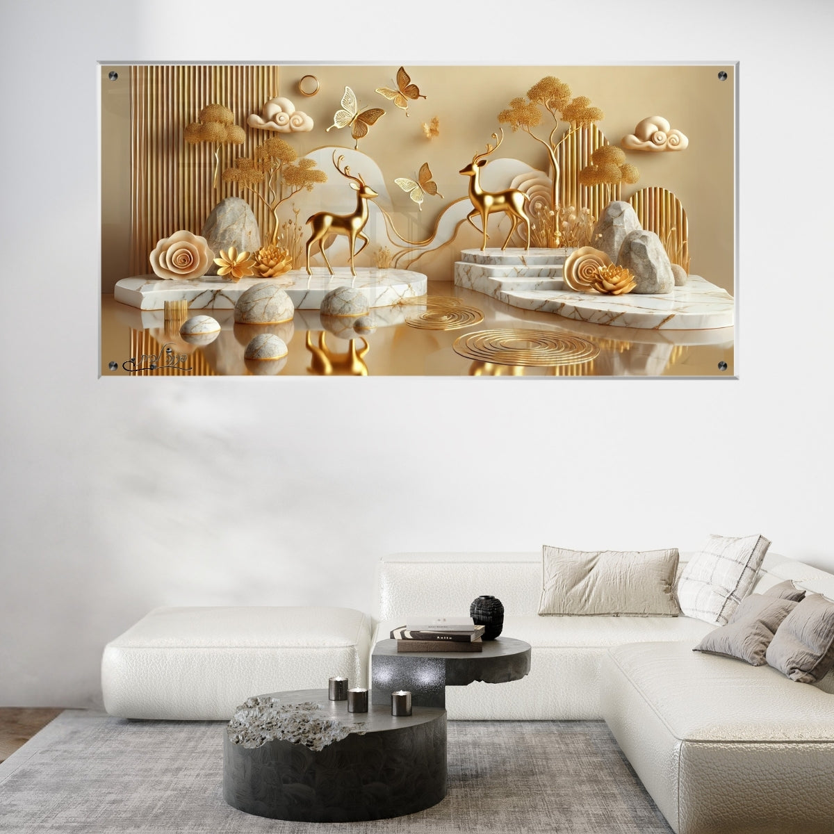 אומנות מודרנית על זכוכית, מוסיפות טאץ' יוקרתי לכל קיר. מעניקות עומק ותחכום לכל עיצוב פנים.