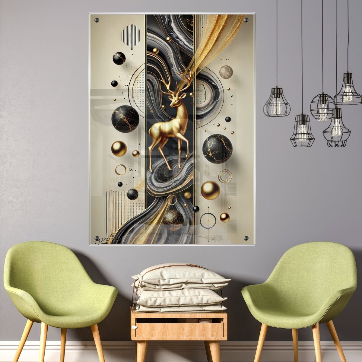 אומנות מודרנית על זכוכית, נבחרות בקפידה כדי לשדרג את עיצוב הבית. יוצרות אווירה חמימה ואלגנטית בבית.