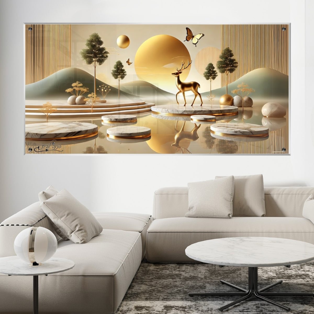 אומנות מודרנית על זכוכית, יוצרות אווירה מיוחדת ואלגנטית. יוצרות אווירה חמימה ואלגנטית בבית.