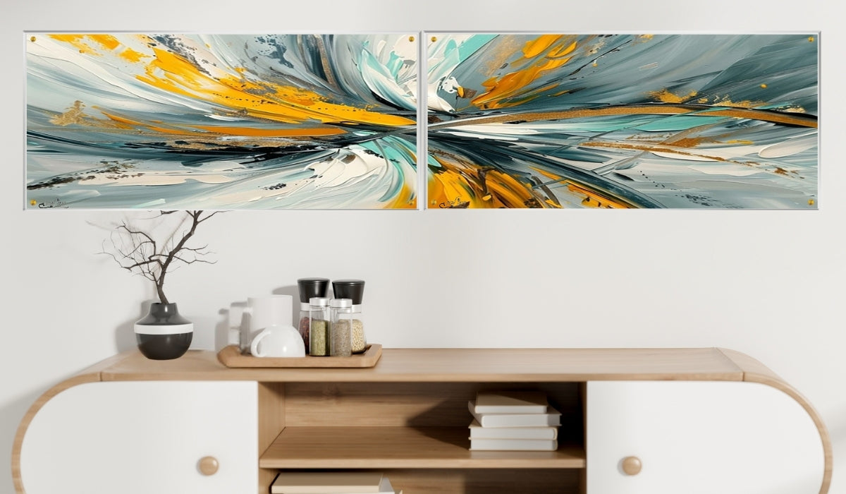 תמונות זכוכית מעוצבות, יוצרות אווירה מיוחדת ואלגנטית. יוצרות אווירה חמימה ואלגנטית בבית.