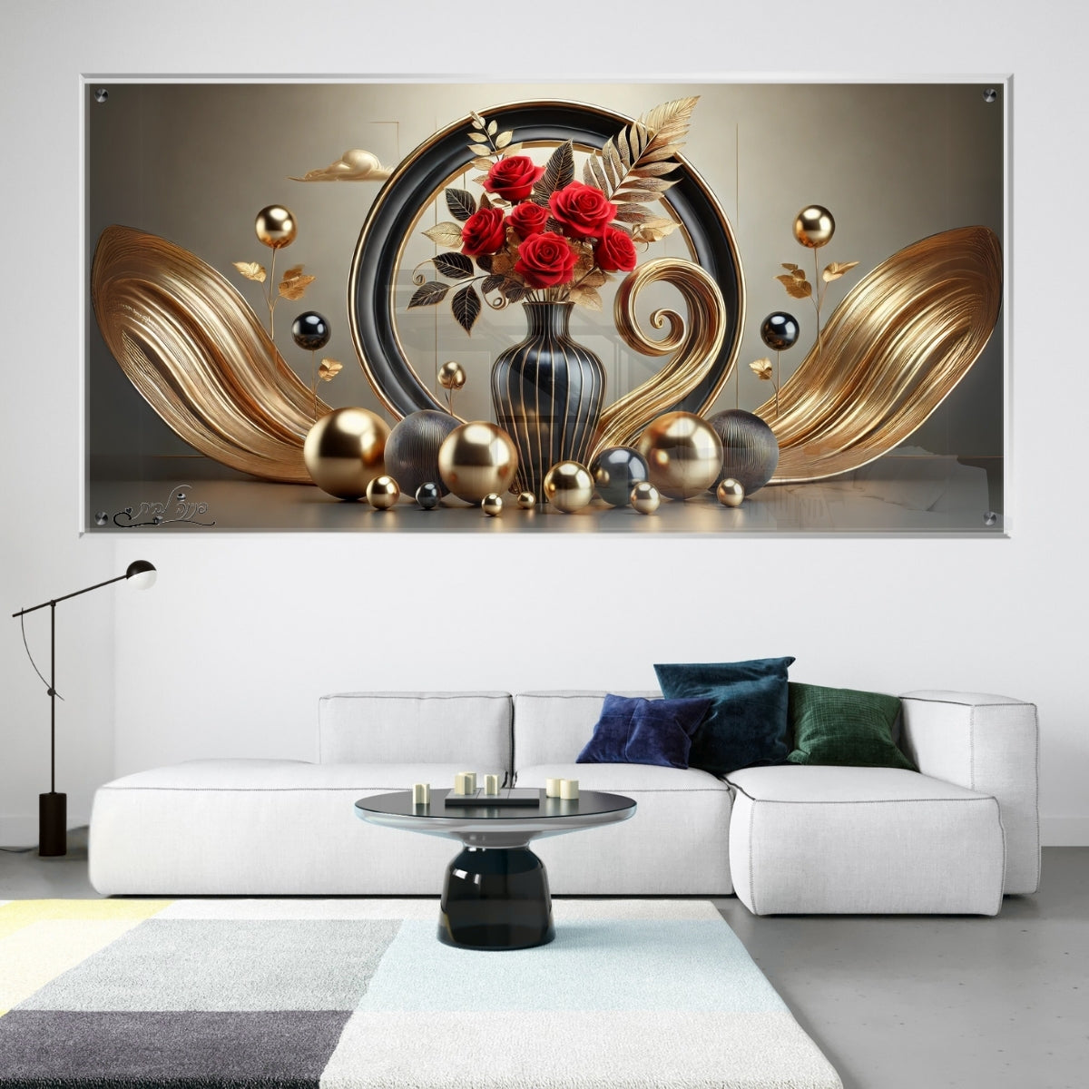 תמונות זכוכית אמנותיות, משדרגות את עיצוב הפנים. יוצרות אווירה חמימה ואלגנטית בבית.