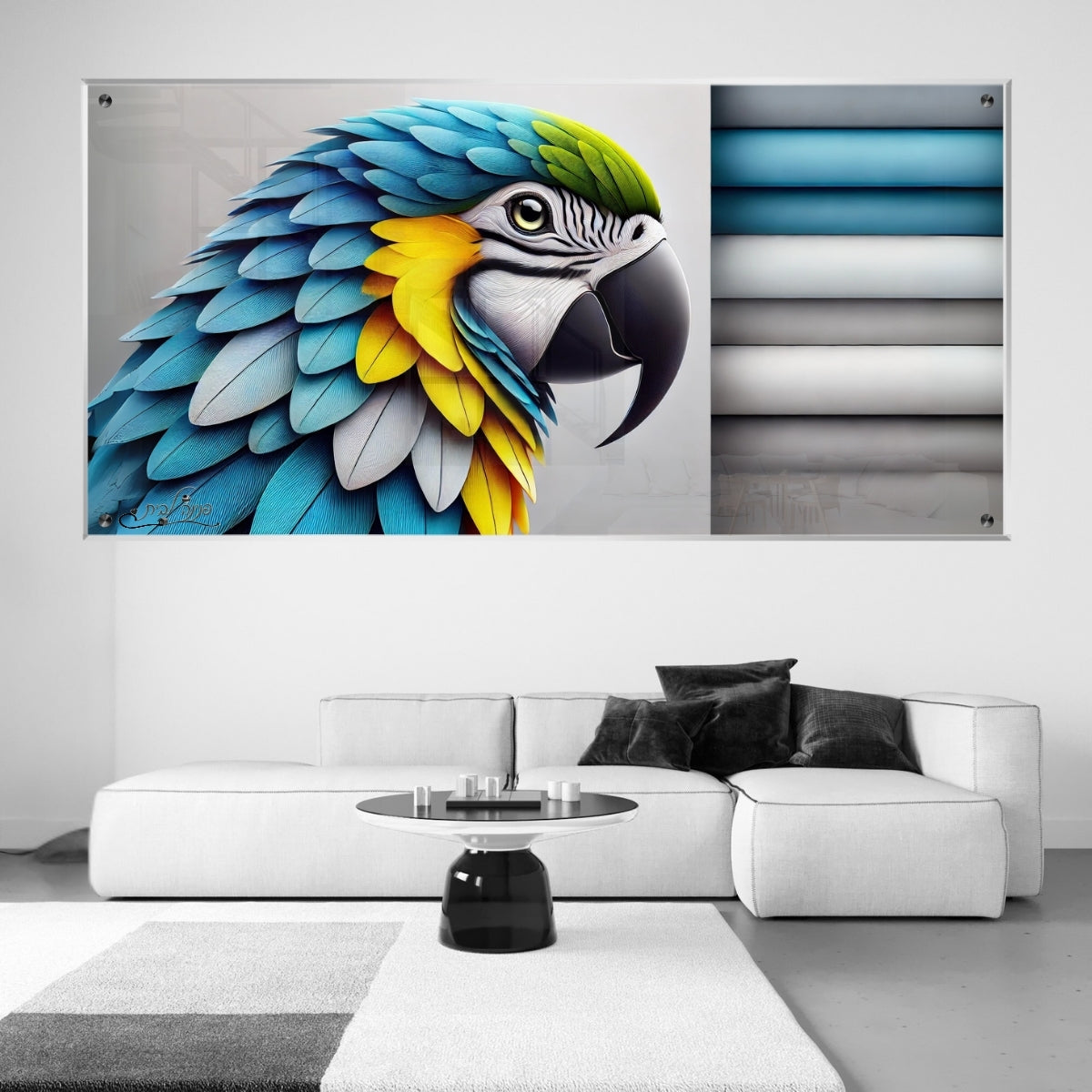 תמונות זכוכית אמנותיות, מעוצבות בהשראת אמנות מודרנית. יוצרות אווירה חמימה ואלגנטית בבית.