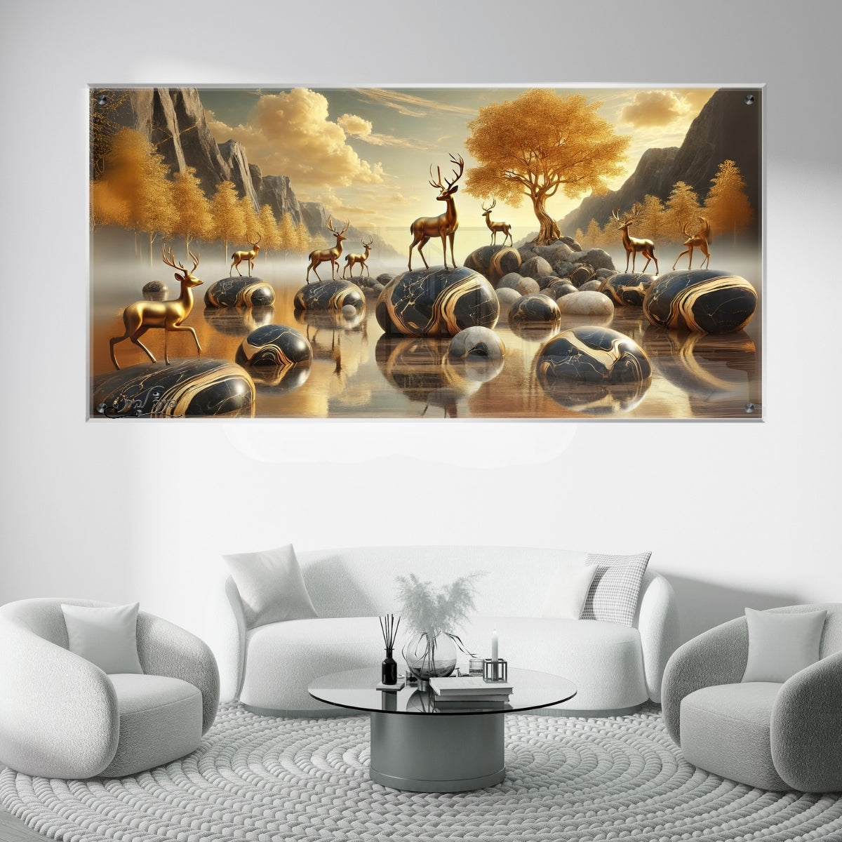 תמונות נוי בזכוכית מרהיבה, מוסיפות טאץ' יוקרתי לכל קיר. מעניקות עומק ותחכום לכל עיצוב פנים.