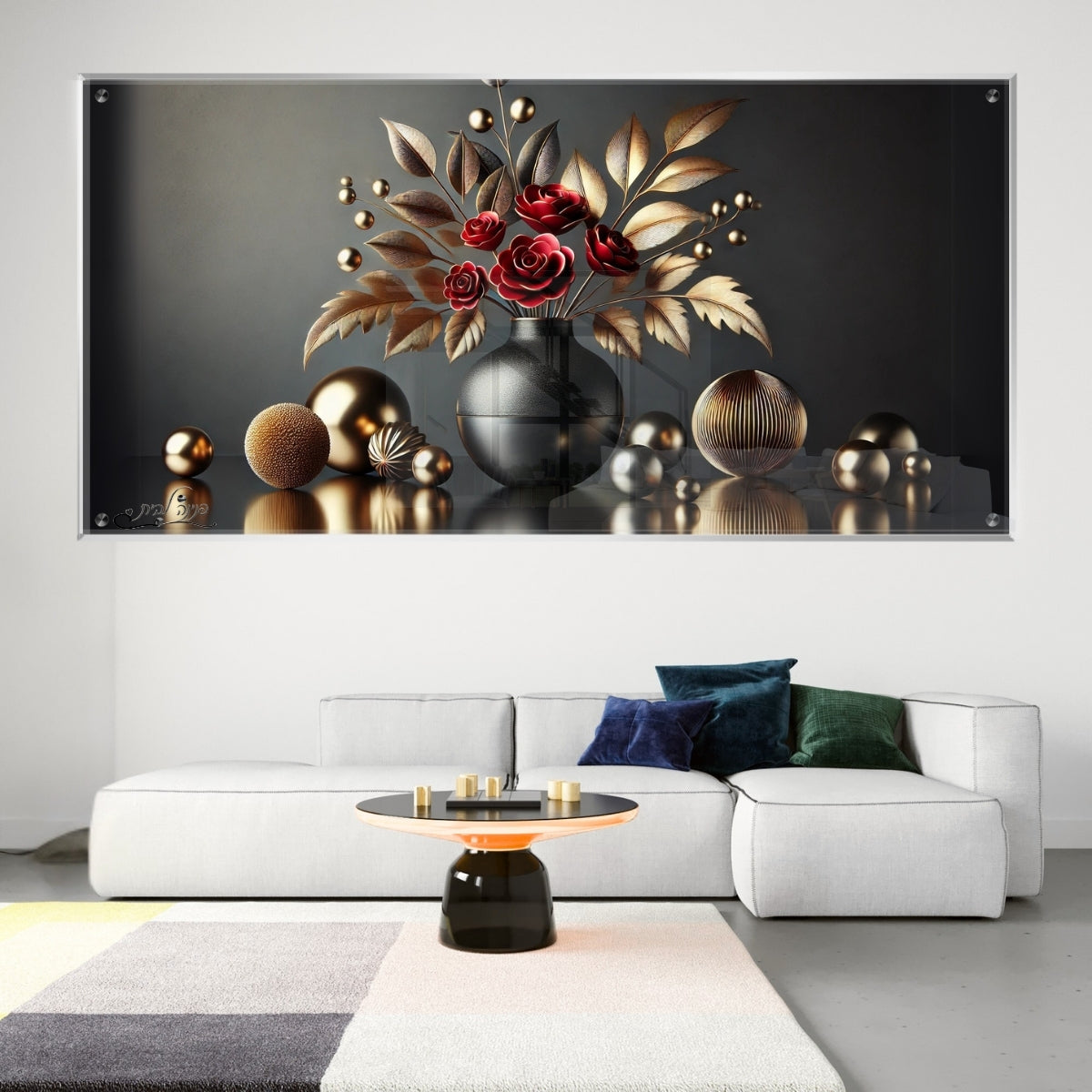 תמונות נוי בזכוכית מרהיבה, משדרגות את עיצוב הפנים. מעניקות עומק ותחכום לכל עיצוב פנים.