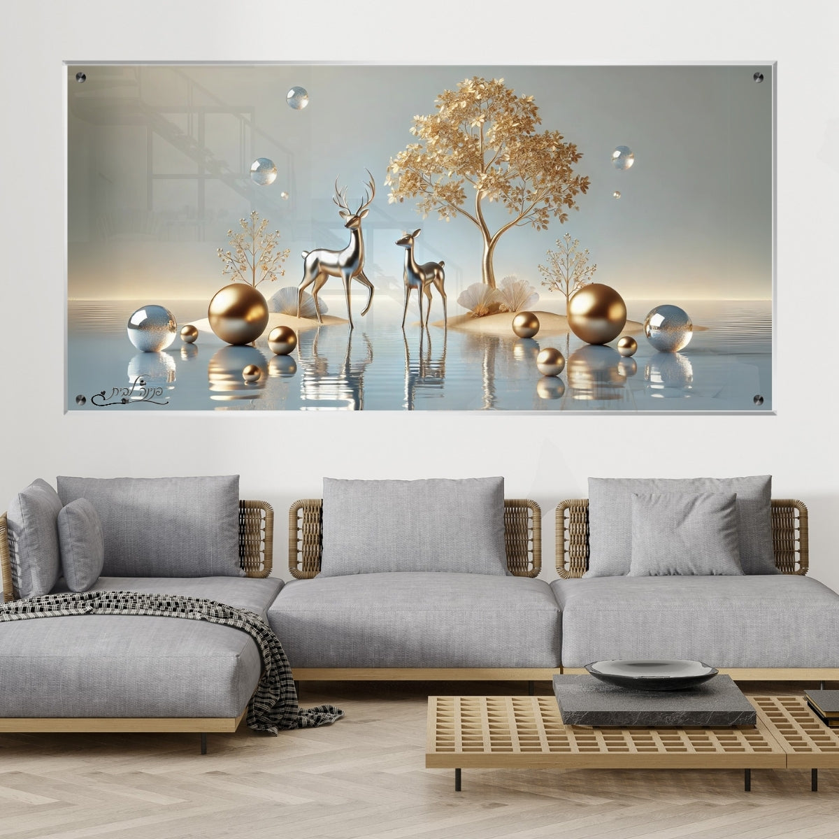 אומנות מודרנית על זכוכית, מעוצבות בהשראת אמנות מודרנית. משלבות איכות הדפסה גבוהה עם זכוכית יוקרתית.