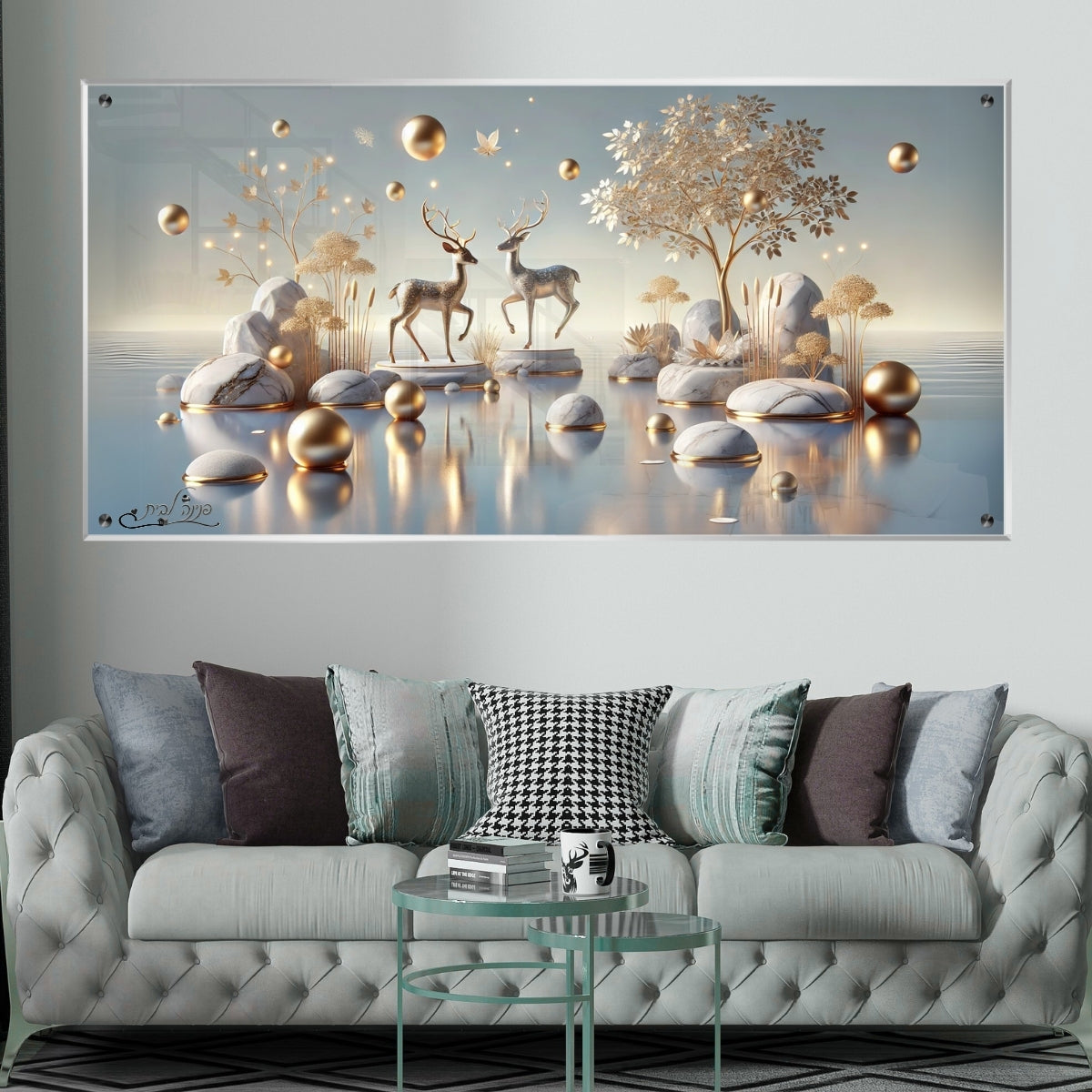 תמונות זכוכית מעוצבות, מוסיפות טאץ' יוקרתי לכל קיר. יוצרות אווירה חמימה ואלגנטית בבית.