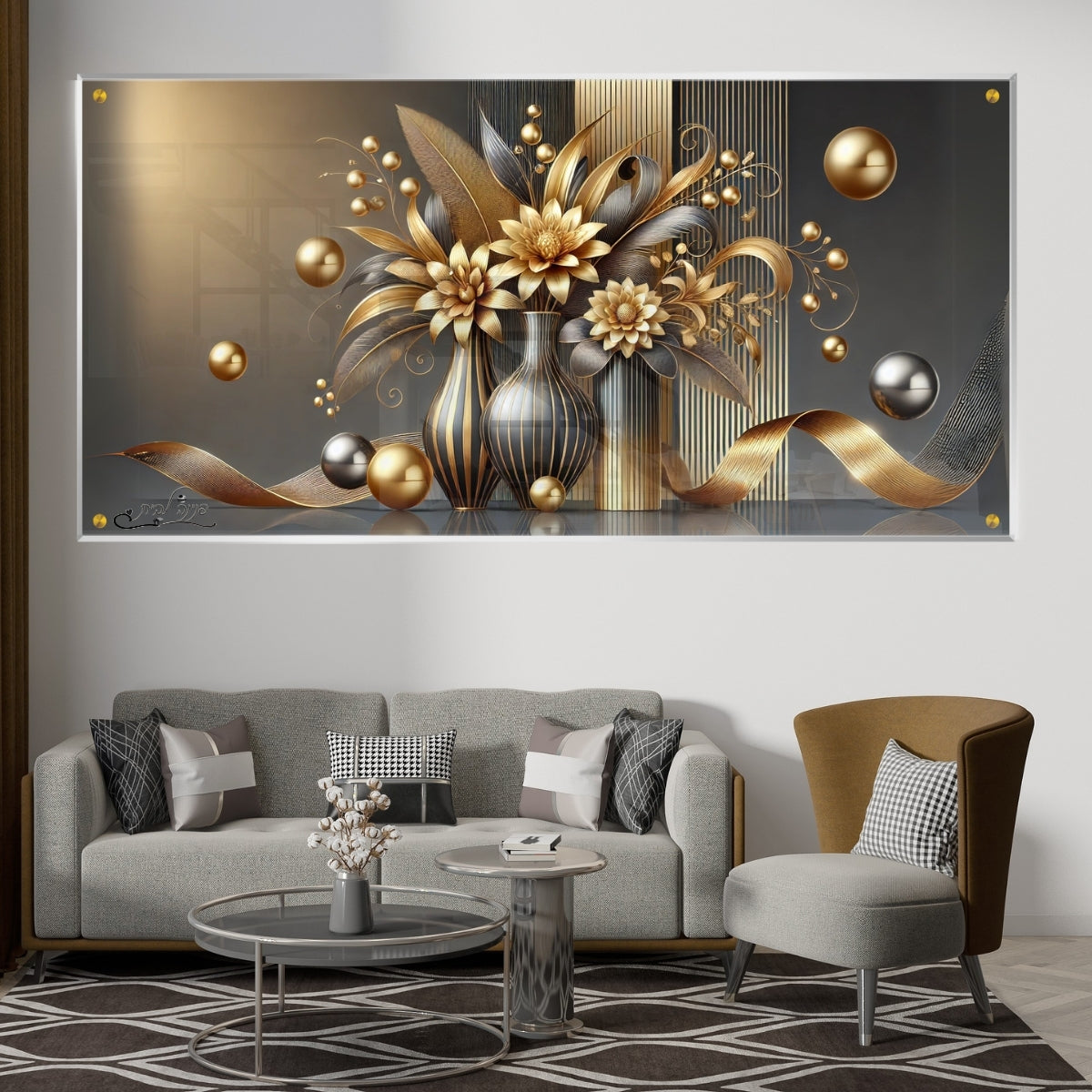 תמונות זכוכית מעוצבות, מוסיפות טאץ' יוקרתי לכל קיר. מתאימות לכל חלל – סלון, משרד או חדר שינה.