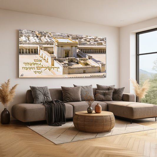 תמונות זכוכית - בית המקדש