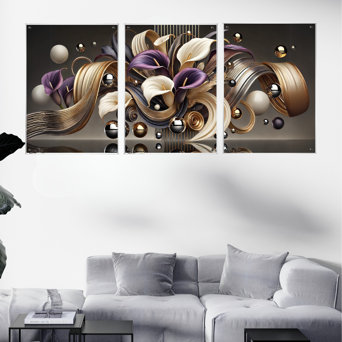 תמונות מודפסות על זכוכית בעיצוב ייחודי, יוצרות אווירה מיוחדת ואלגנטית. מוסיפות חן וייחודיות לכל חלל מגורים.