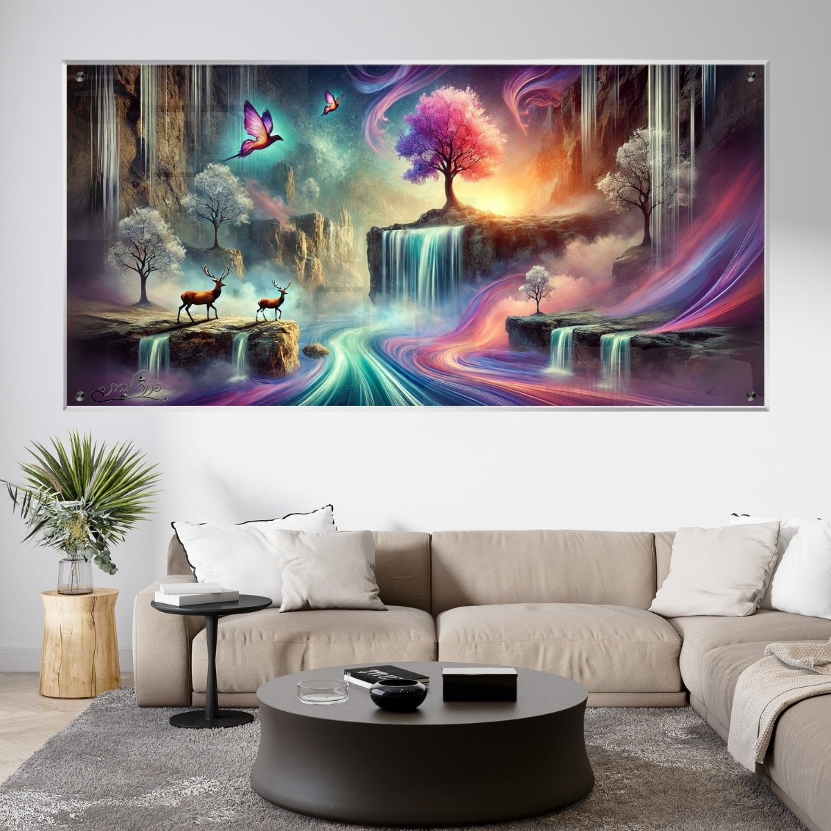 תמונות זכוכית מעוצבות, מעוצבות בהשראת אמנות מודרנית. מתאימות לכל חלל – סלון, משרד או חדר שינה.