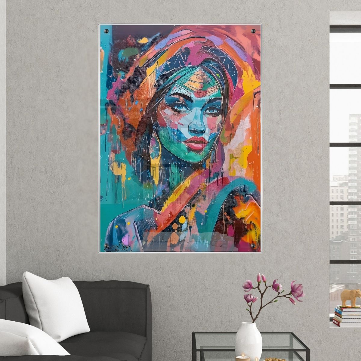 תמונות זכוכית אמנותיות, מעוצבות בהשראת אמנות מודרנית. משלבות איכות הדפסה גבוהה עם זכוכית יוקרתית.