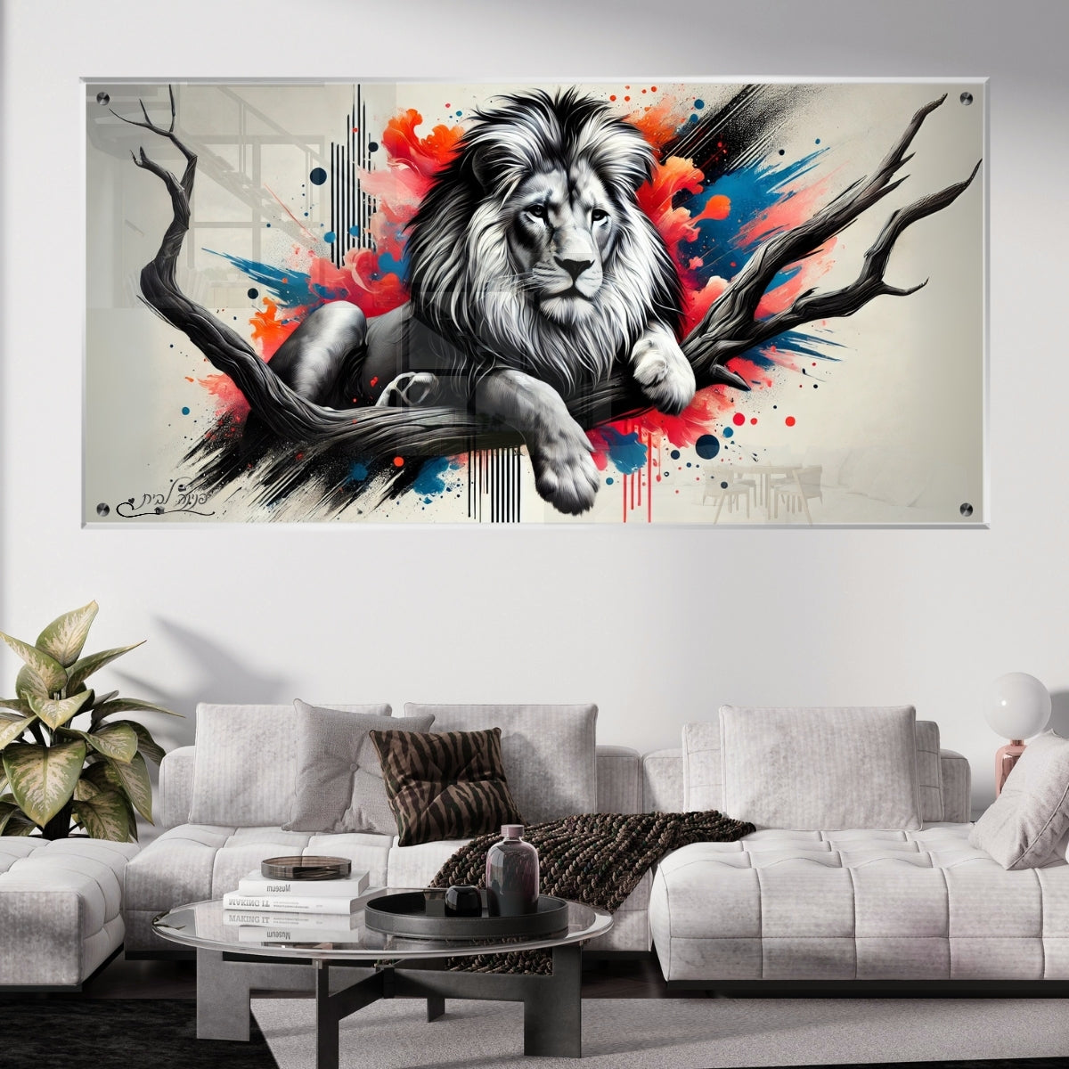 אומנות מודרנית על זכוכית, מוסיפות טאץ' יוקרתי לכל קיר. יוצרות אווירה חמימה ואלגנטית בבית.