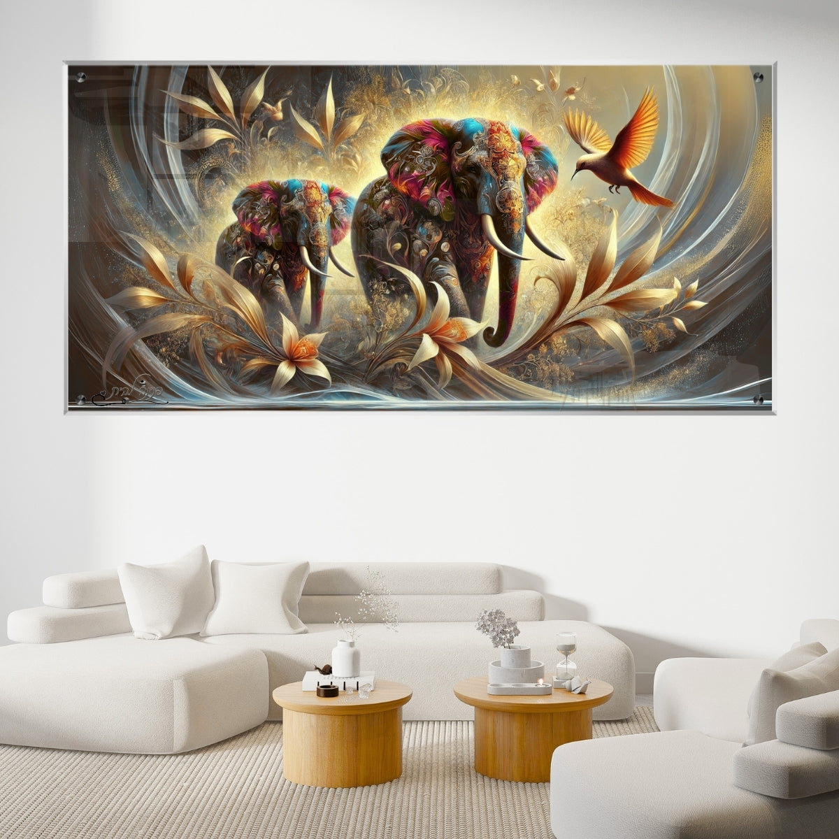 תמונות זכוכית אמנותיות, מוסיפות טאץ' יוקרתי לכל קיר. מעניקות עומק ותחכום לכל עיצוב פנים.