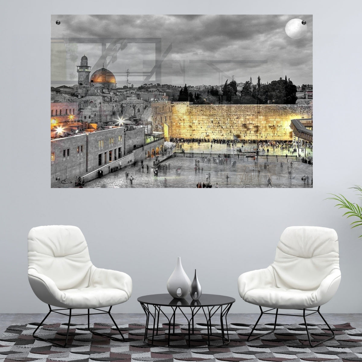 תמונות נוי בזכוכית מרהיבה, מעוצבות בהשראת אמנות מודרנית. מוסיפות חן וייחודיות לכל חלל מגורים.