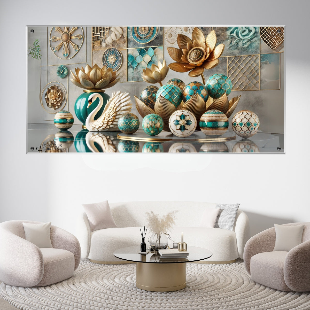 תמונות נוי בזכוכית מרהיבה, נבחרות בקפידה כדי לשדרג את עיצוב הבית. יוצרות אווירה חמימה ואלגנטית בבית.