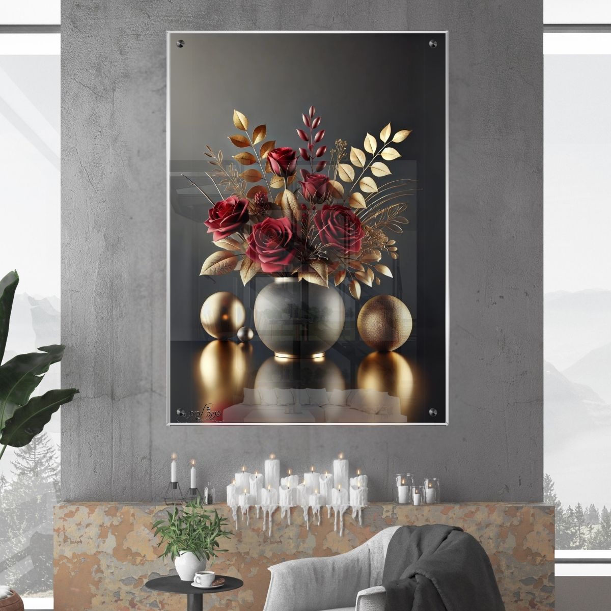 תמונות זכוכית אמנותיות, מוסיפות טאץ' יוקרתי לכל קיר. מעניקות עומק ותחכום לכל עיצוב פנים.