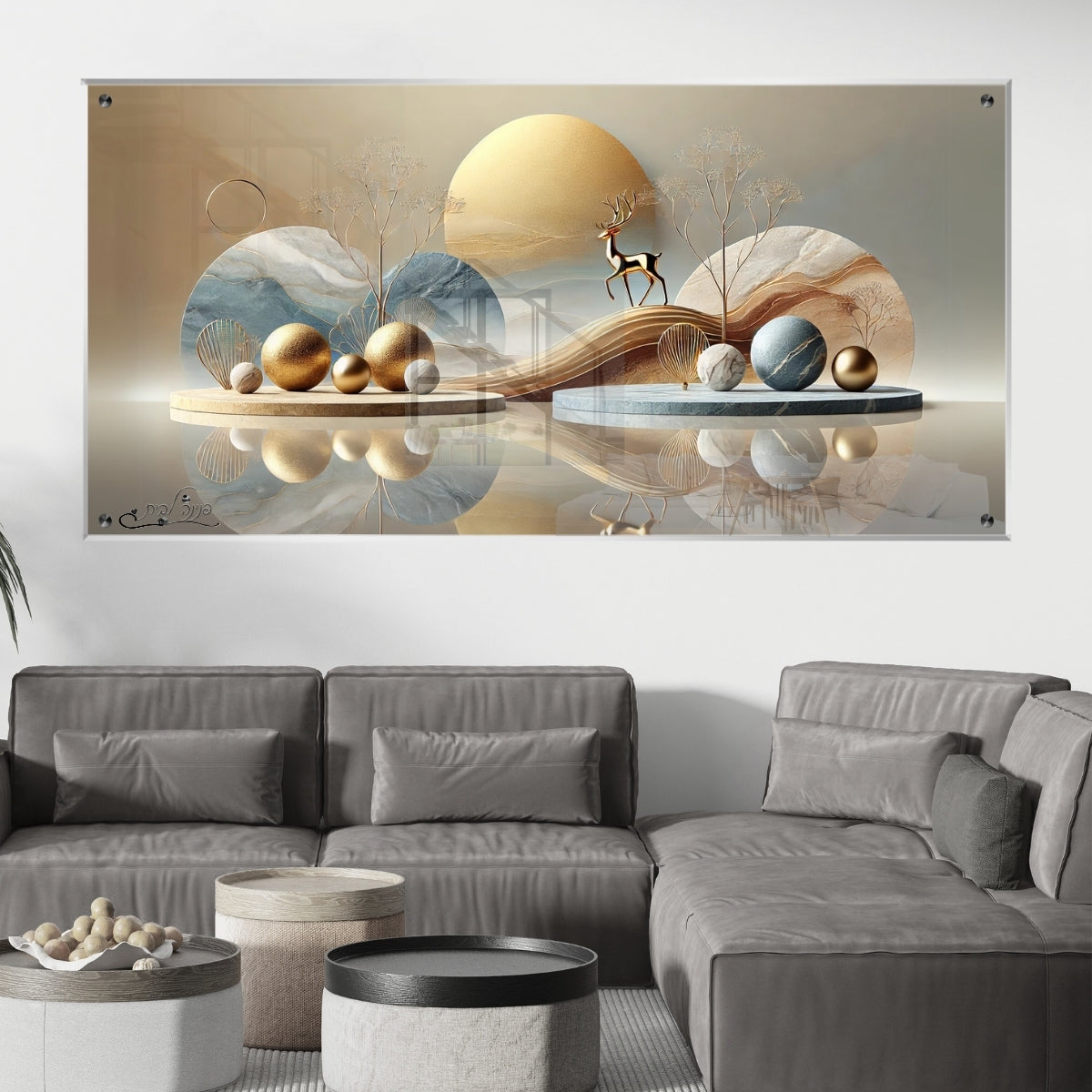 תמונות זכוכית אמנותיות, יוצרות אווירה מיוחדת ואלגנטית. מעניקות עומק ותחכום לכל עיצוב פנים.