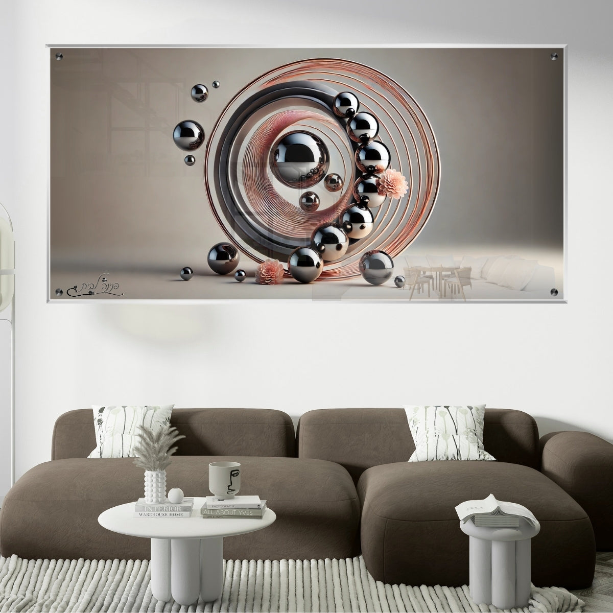 תמונות זכוכית אמנותיות, יוצרות אווירה מיוחדת ואלגנטית. מתאימות לכל חלל – סלון, משרד או חדר שינה.