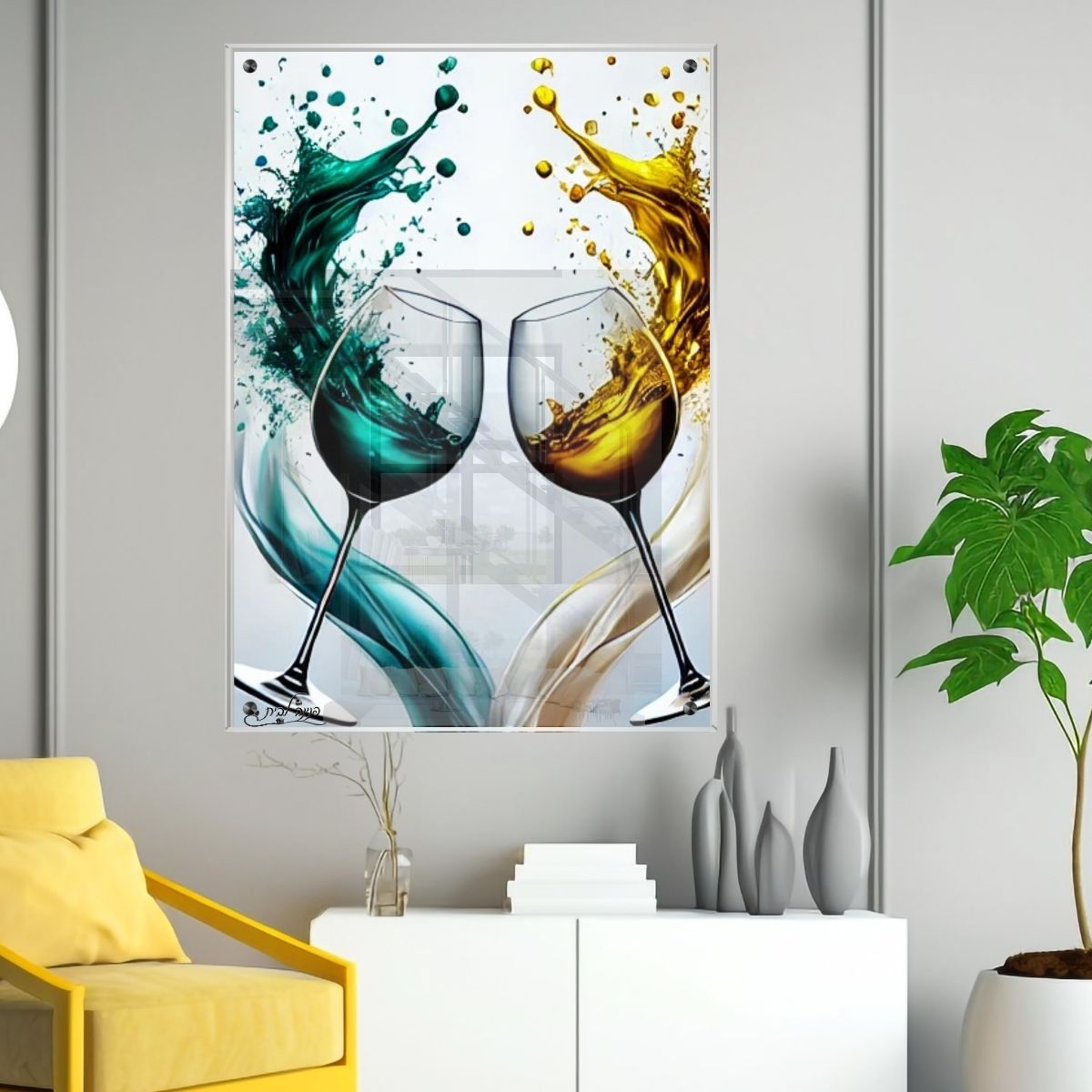 תמונות זכוכית אמנותיות, מוסיפות טאץ' יוקרתי לכל קיר. מעניקות עומק ותחכום לכל עיצוב פנים.