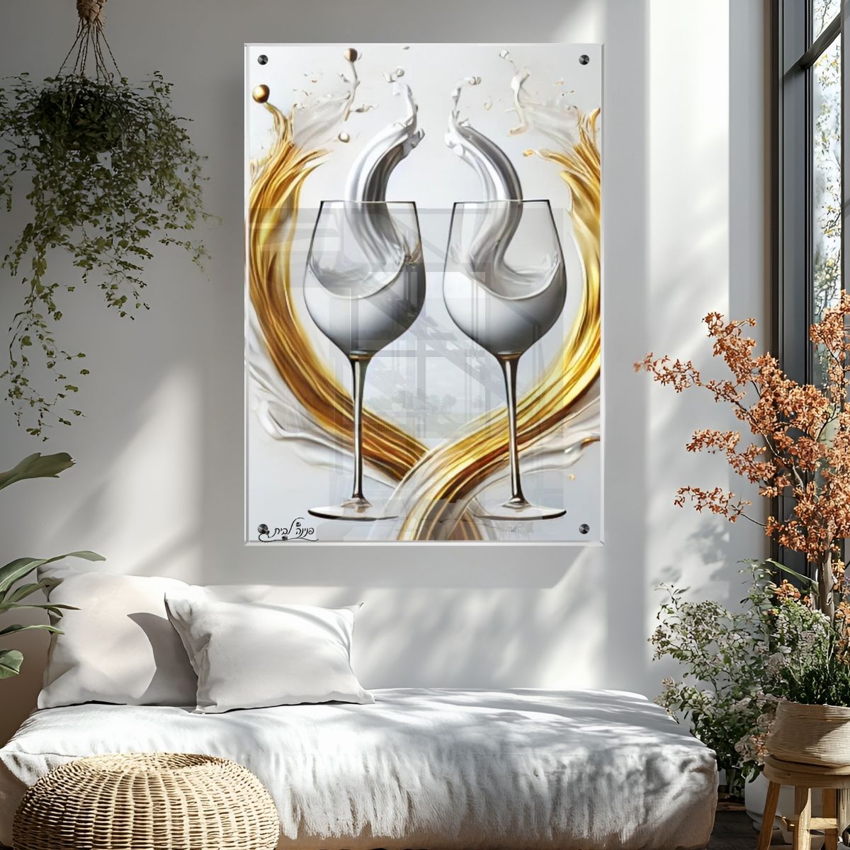 תמונות זכוכית אמנותיות, יוצרות אווירה מיוחדת ואלגנטית. יוצרות אווירה חמימה ואלגנטית בבית.