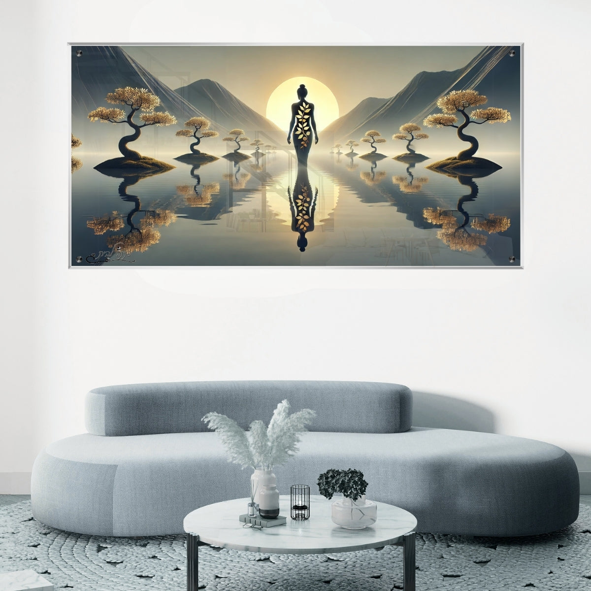 תמונות מודפסות על זכוכית בעיצוב ייחודי, מעוצבות בהשראת אמנות מודרנית. משלבות איכות הדפסה גבוהה עם זכוכית יוקרתית.