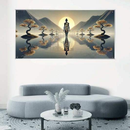 תמונות מודפסות על זכוכית בעיצוב ייחודי, מעוצבות בהשראת אמנות מודרנית. משלבות איכות הדפסה גבוהה עם זכוכית יוקרתית.