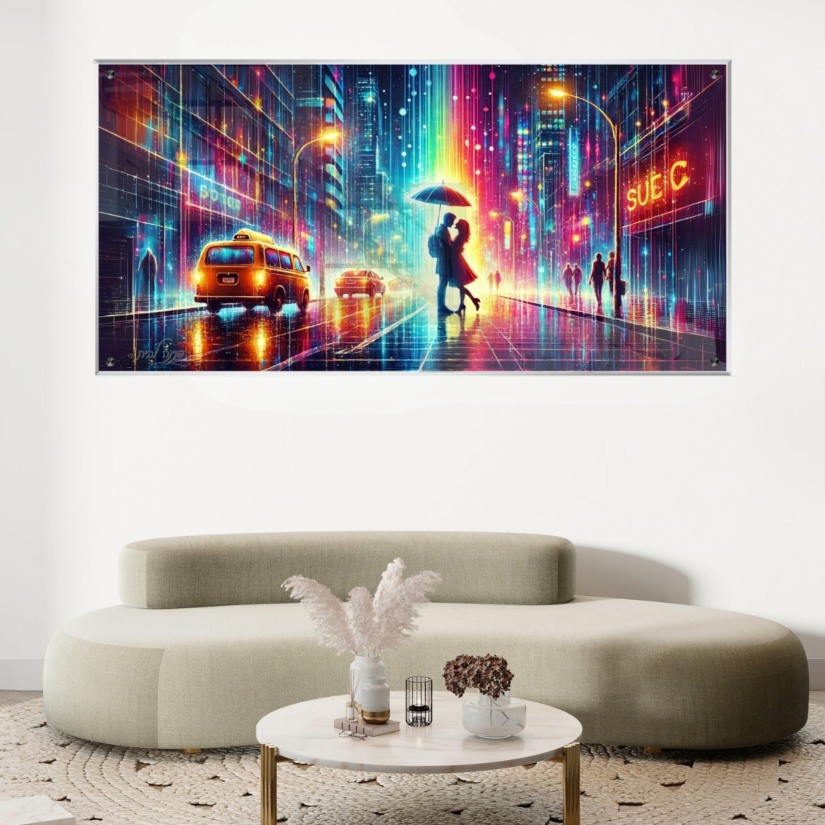 אומנות מודרנית על זכוכית, נבחרות בקפידה כדי לשדרג את עיצוב הבית. יוצרות אווירה חמימה ואלגנטית בבית.