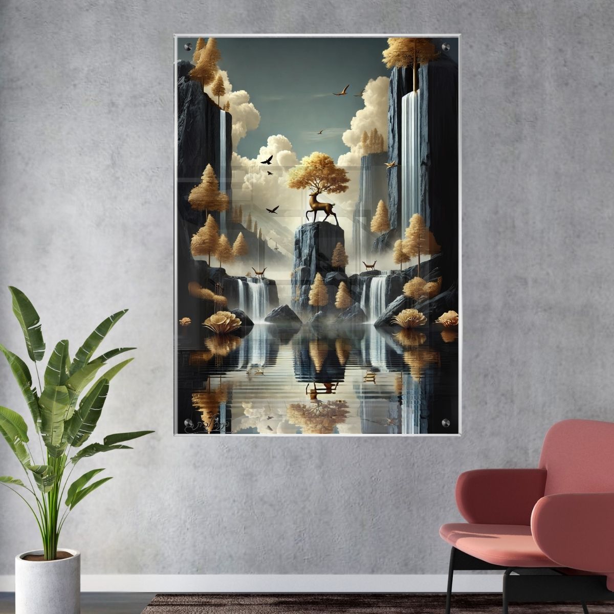 אומנות מודרנית על זכוכית, יוצרות אווירה מיוחדת ואלגנטית. משלבות איכות הדפסה גבוהה עם זכוכית יוקרתית.