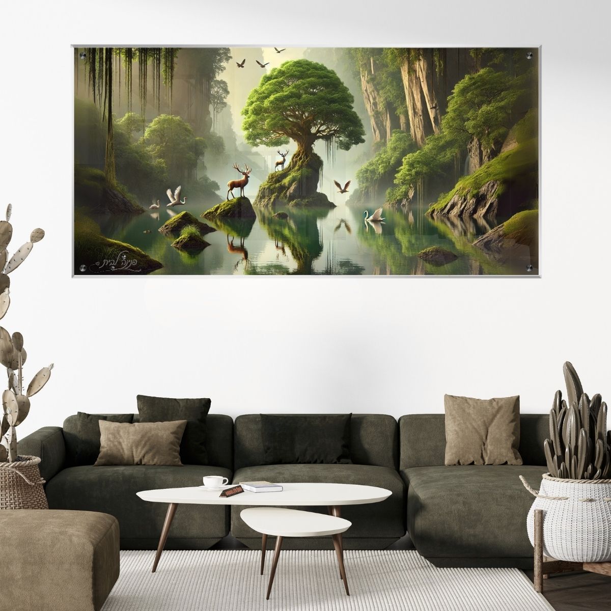 תמונות נוי בזכוכית מרהיבה, יוצרות אווירה מיוחדת ואלגנטית. מעניקות עומק ותחכום לכל עיצוב פנים.