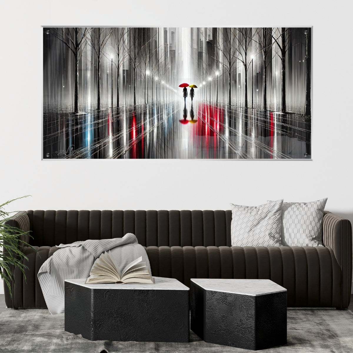 אומנות מודרנית על זכוכית, מוסיפות טאץ' יוקרתי לכל קיר. מעניקות עומק ותחכום לכל עיצוב פנים.