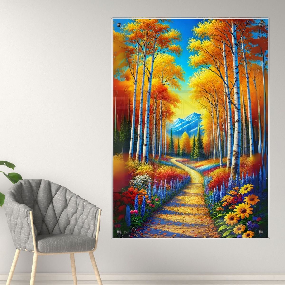 אומנות מודרנית על זכוכית, משדרגות את עיצוב הפנים. מתאימות לכל חלל – סלון, משרד או חדר שינה.