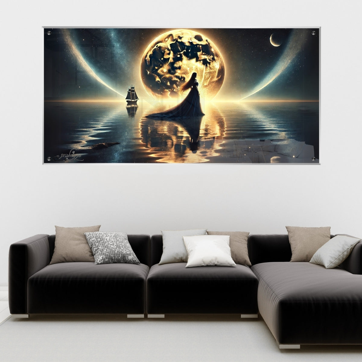 תמונות נוי בזכוכית מרהיבה, משדרגות את עיצוב הפנים. מוסיפות חן וייחודיות לכל חלל מגורים.