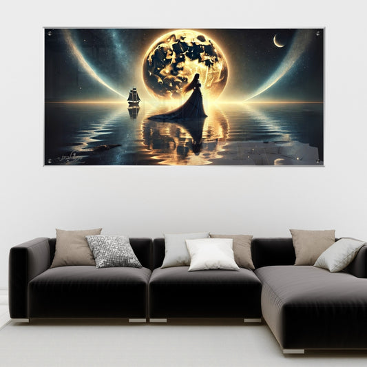 תמונות נוי בזכוכית מרהיבה, משדרגות את עיצוב הפנים. מוסיפות חן וייחודיות לכל חלל מגורים.