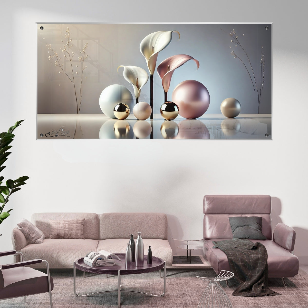 אומנות מודרנית על זכוכית, מוסיפות טאץ' יוקרתי לכל קיר. מוסיפות חן וייחודיות לכל חלל מגורים.