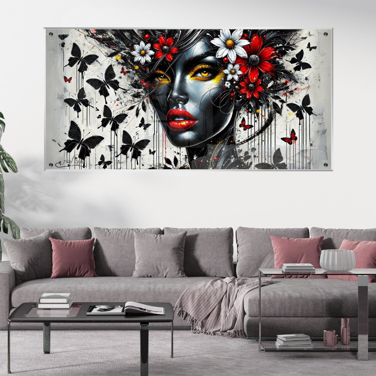 אומנות מודרנית על זכוכית, יוצרות אווירה מיוחדת ואלגנטית. משלבות איכות הדפסה גבוהה עם זכוכית יוקרתית.