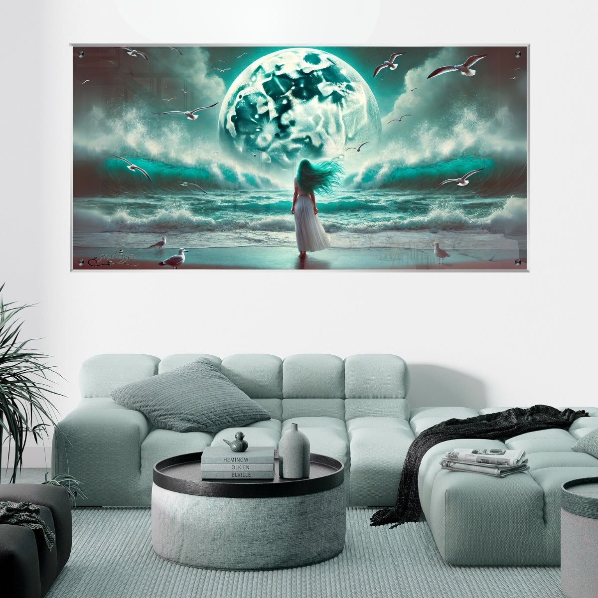 אומנות מודרנית על זכוכית, מעוצבות בהשראת אמנות מודרנית. יוצרות אווירה חמימה ואלגנטית בבית.