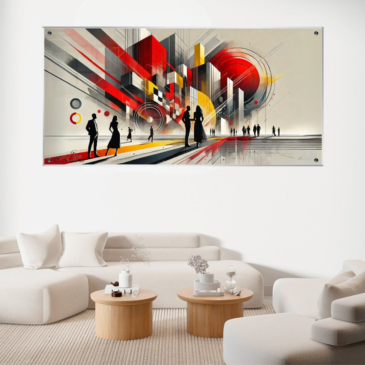 תמונות זכוכית מעוצבות, מעוצבות בהשראת אמנות מודרנית. מעניקות עומק ותחכום לכל עיצוב פנים.